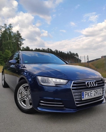 Audi A4 cena 77900 przebieg: 107150, rok produkcji 2016 z Kępno małe 497